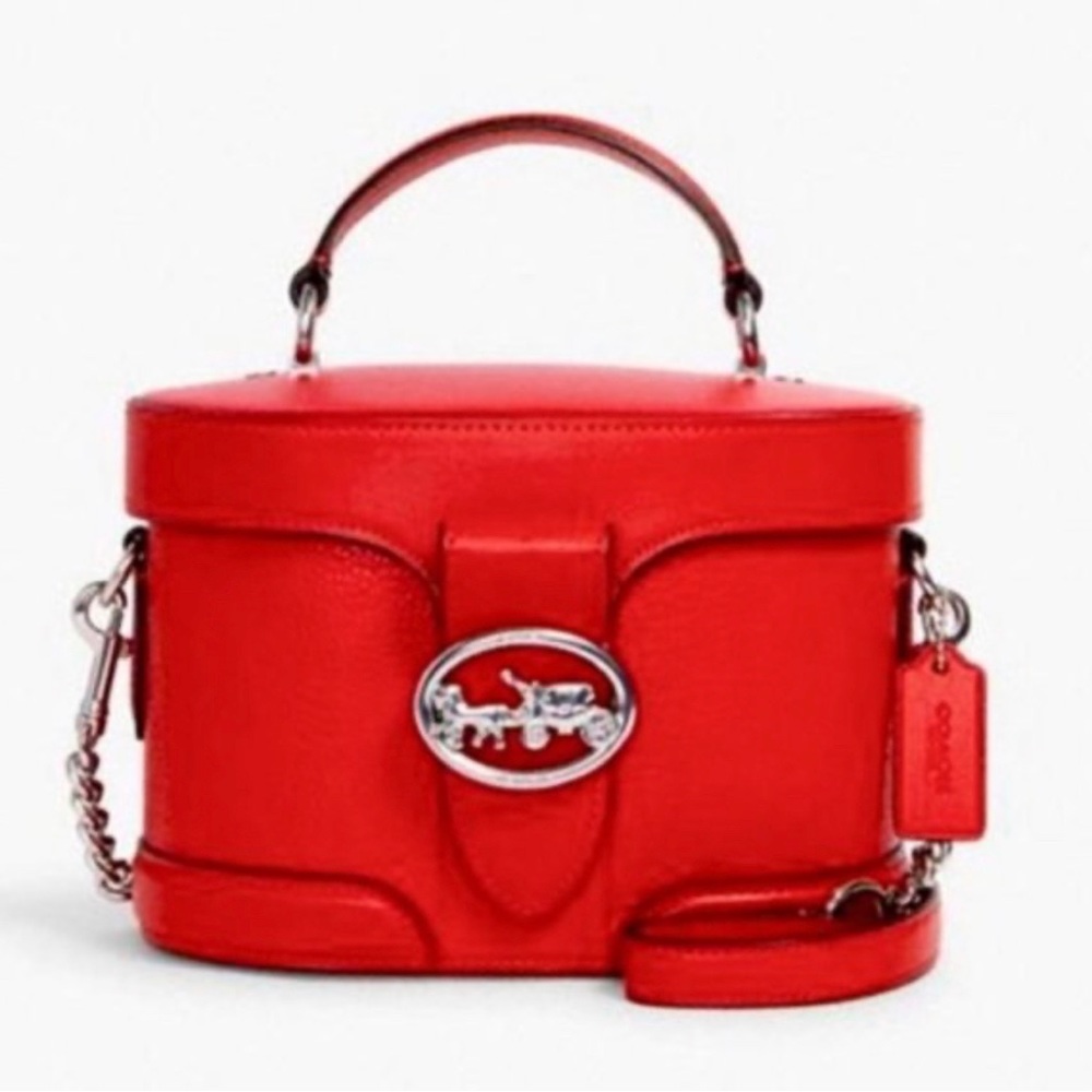 Coach handbag 5503 bright poppy NWT
